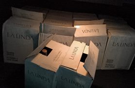 Carro carregado com 17 caixas de vinho sem documentação é apreendido na BR-277 em Cascavel