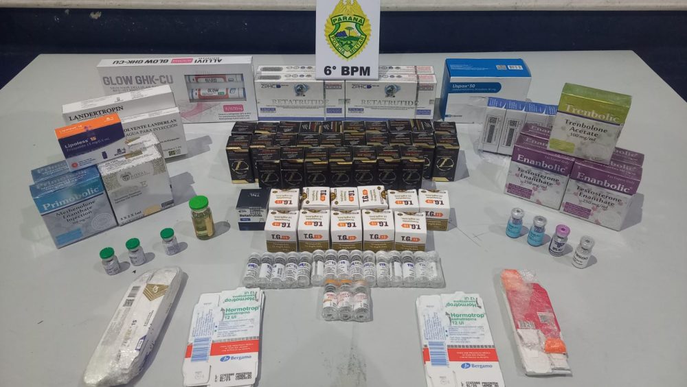 Contrabando de medicamentos paraguaios é descoberto em ônibus interestaduais em Cascavel Imagem referente a Contrabando de medicamentos paraguaios é descoberto em ônibus interestaduais em Cascavel