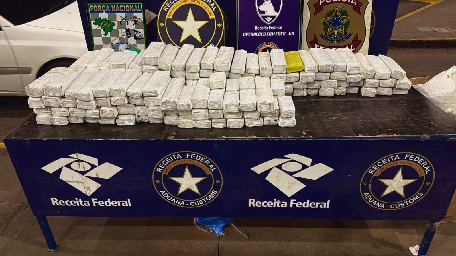 Receita Federal retém 148,2 kg de substância análoga à maconha