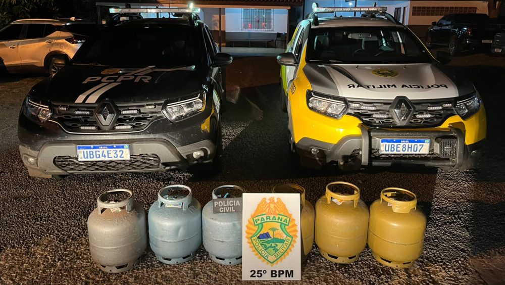 PCPR e PMPR prendem comerciante por receptação de botijões de gás furtados em Icaraíma Imagem referente a PCPR e PMPR prendem comerciante por receptação de botijões de gás furtados em Icaraíma