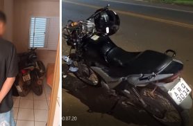 Após acidente no Floresta, dona de moto furtada reconhece veículo na CGN e Polícia Civil recupera veículo