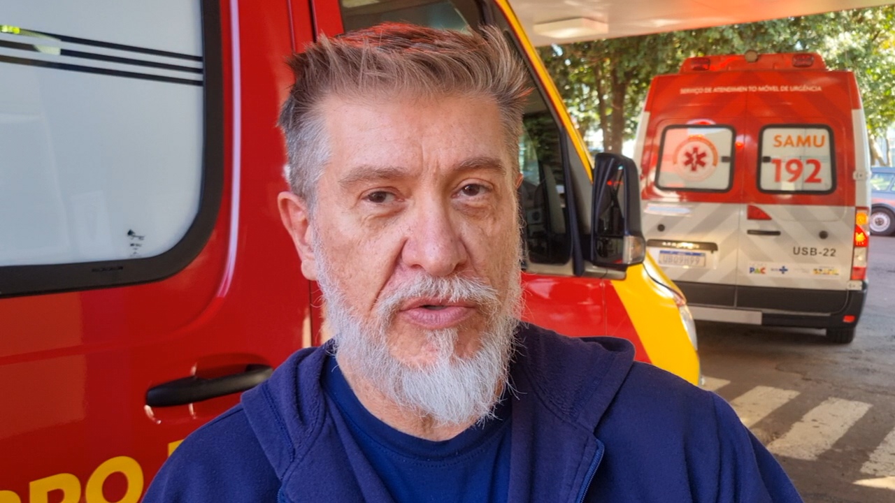 Médico do Siate detalha estado de homem que caiu de escada após ser atingido por objeto