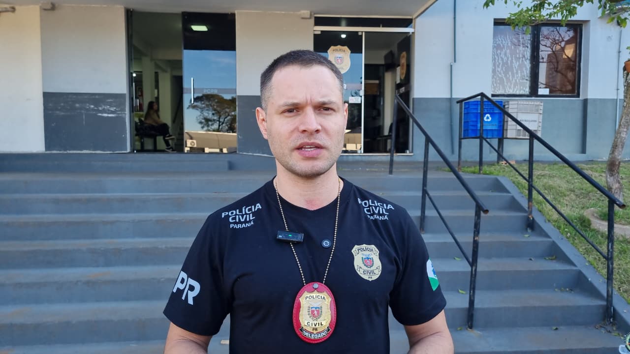 Delegado comenta caso da motocicleta furtada e envolvida em acidente em Cascavel