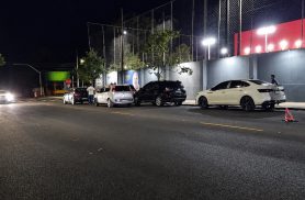 Engavetamento entre três veículos é registrado em cruzamento que receberá novo semáforo