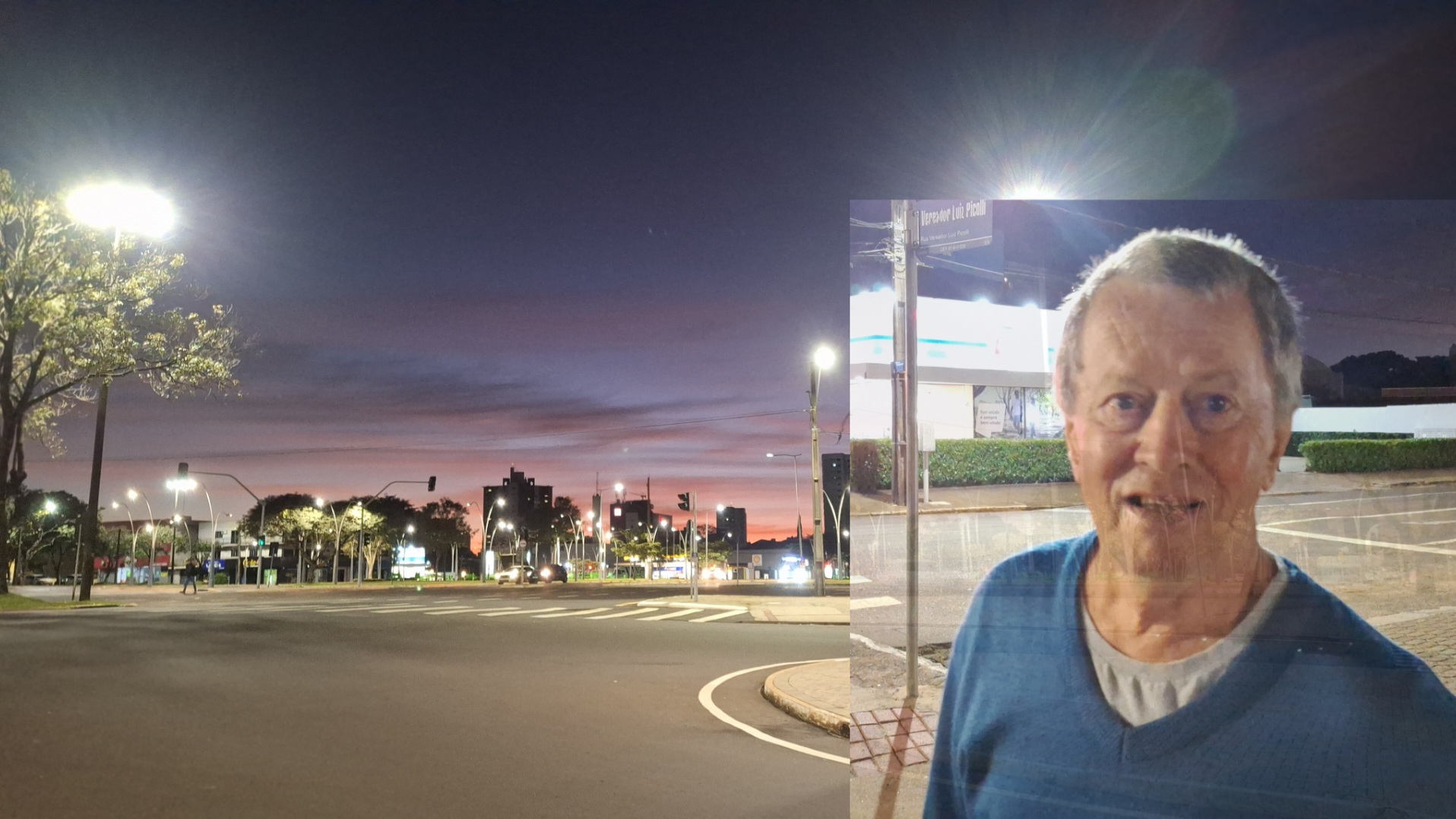 Enquanto a cidade desperta, Miguel já percorreu cinco quilômetros