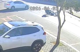 Câmera flagra acidente que deixou homem ferido no Santa Cruz