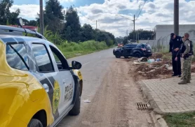 Polícia faz buscas a preso que rompeu algema, tirou tornozeleira e pulou do 2º andar da delegacia