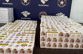 Receita Federal apreende R$ 330 mil em medicamentos emagrecedores na Ponte da Amizade