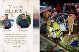 Familiares convidam para missa de sétimo dia de vítimas de trágico acidente na BR-277
