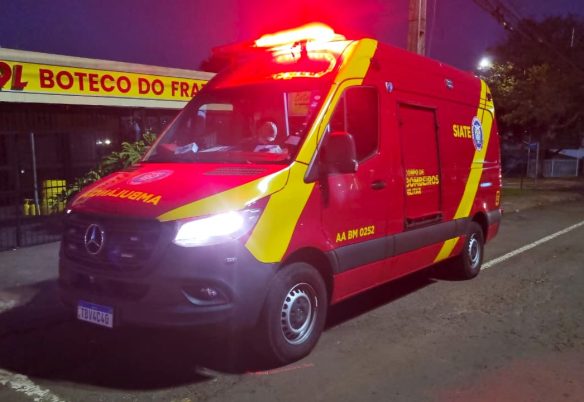 SIATE atende vítima com ferimentos no rosto e no tórax próximo à procissão de Corpus Christi em Cascavel