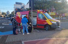 Adolescente de 16 anos sofre fratura no punho após queda de skate na Avenida Brasil, em Cascavel