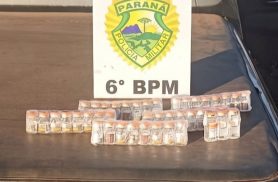 Polícia Militar apreende medicamentos durante abordagem em Matelândia