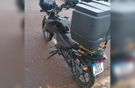 Motocicleta de entregador é furtada no Centro de Cascavel