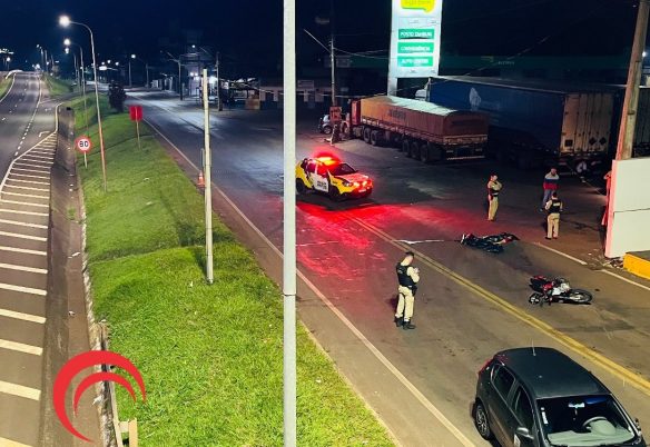 Motociclista que morreu em acidente na BR-277 em Santa Terezinha de Itaipu é identificado