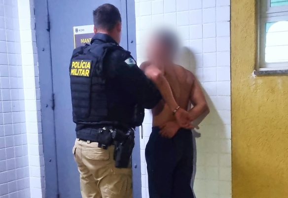 Discussão termina com mulher agredida e homem detido pela PM