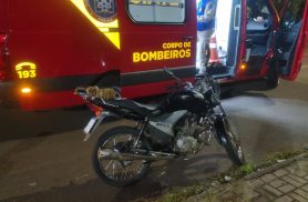 Entregador fica ferido após colisão com carro no Bairro Santa Cruz