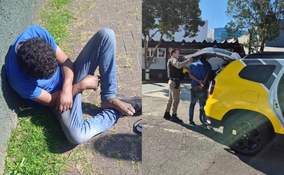 Imagem referente a Policial militar de folga ajuda a prender suspeito de roubo de celular no Água Verde