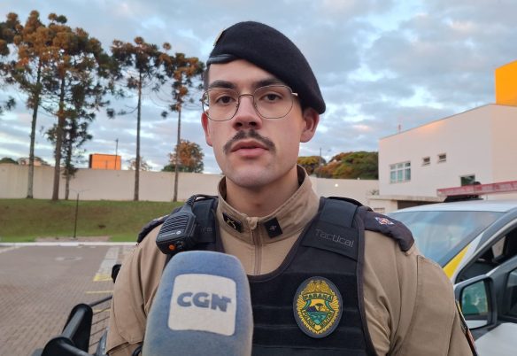 “PM empenhada em deter envolvidos”, diz tenente sobre tentativa de roubo a mão armada