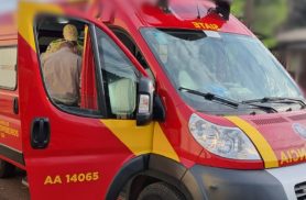 Motociclista quebra perna em acidente no bairro Floresta