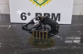 Revólver usado por empresário é apreendido pela Polícia Militar