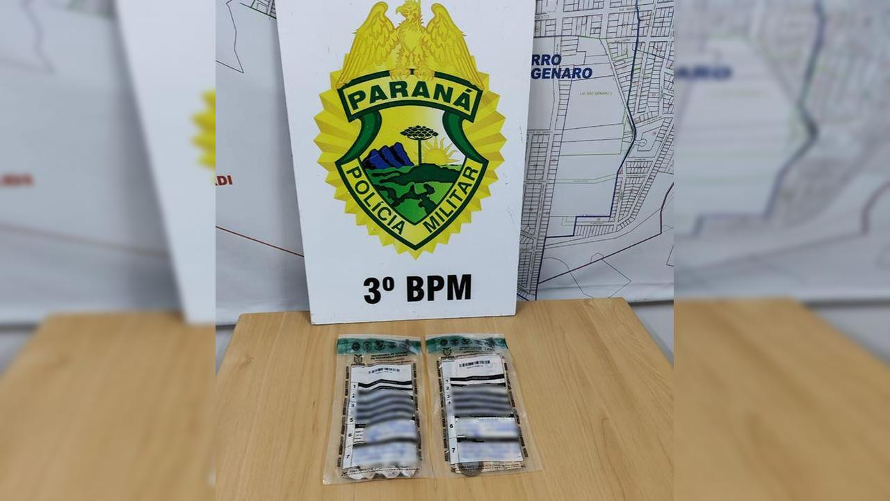 Conhecido no meio policial, homem é detido com drogas após desobedecer abordagem em Chopinzinho Imagem relativa a Conhecido no meio policial, homem é detido com drogas após desobedecer abordagem em Chopinzinho