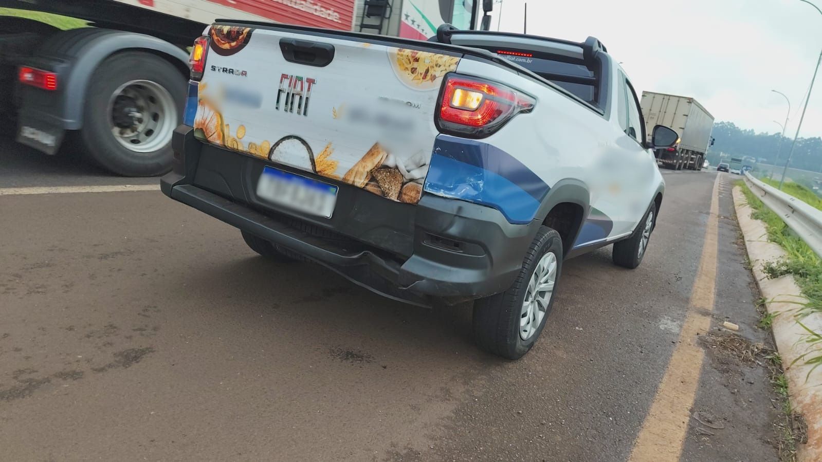 Fluxo intenso na BR-277 provoca mais uma colisão traseira em Cascavel