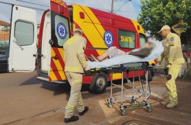 Mulher de 60 anos é socorrida pelo Corpo de Bombeiros no Conjunto Riviera