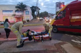 Motociclista sofre lesão no braço em acidente de trânsito no Coqueiral