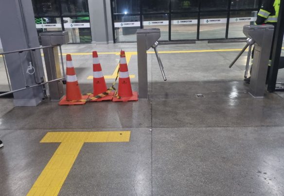 Dano em catraca altera embarque de passageiros na Rodoviária de Cascavel