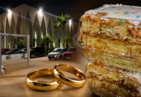 Bolo com alianças de ouro e telão para o jogo do Brasil: Festa de Santo Antônio começa nesta sexta