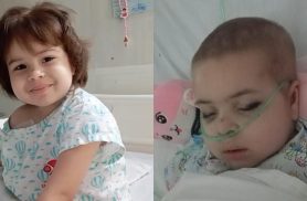 Após sete meses na UTI, Eloáh de apenas 4 anos luta contra dois tipos de câncer e precisa de ajuda
