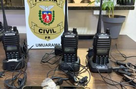 PCPR prende homem por receptação e apreende rádios comunicadores em Umuarama