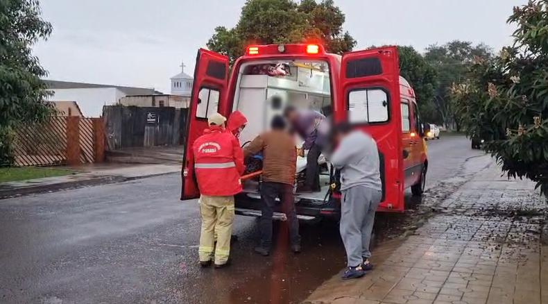 Mulher é socorrida pelo Siate no 14 de Novembro