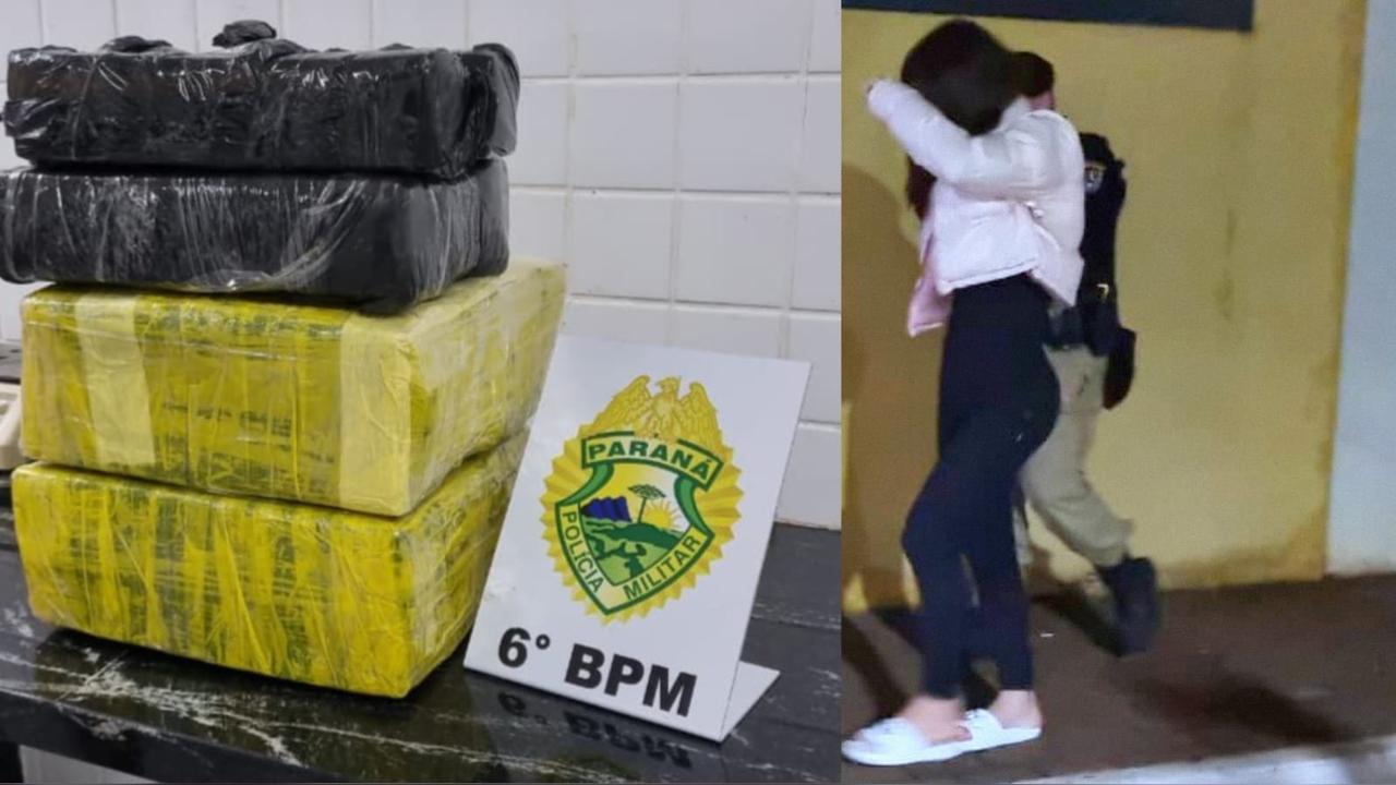 Denúncia leva PM a interceptar ônibus e apreender mais de 21 quilos de droga