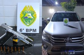 Novos detalhes mostram que proprietário perseguiu ladrão após furto de Hilux em Cascavel