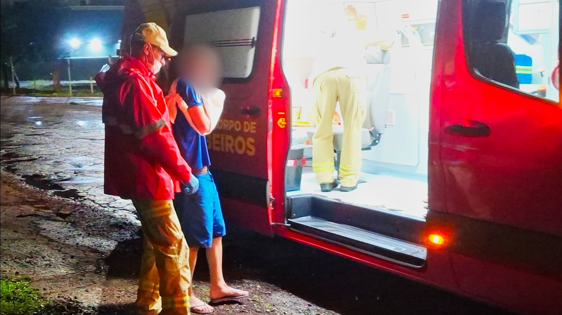 Homem sofre luxação no ombro ao se virar na cama e é socorrido no Coqueiral