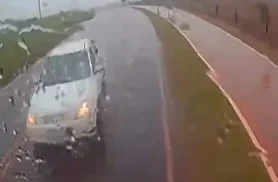 Vídeo mostra colisão frontal que terminou com duas mortes