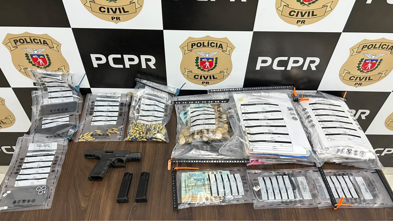 PCPR prende duas pessoas em operação contra agiotagem, extorsão e lavagem de dinheiro no Norte Imagem relativa a PCPR prende duas pessoas em operação contra agiotagem, extorsão e lavagem de dinheiro no Norte