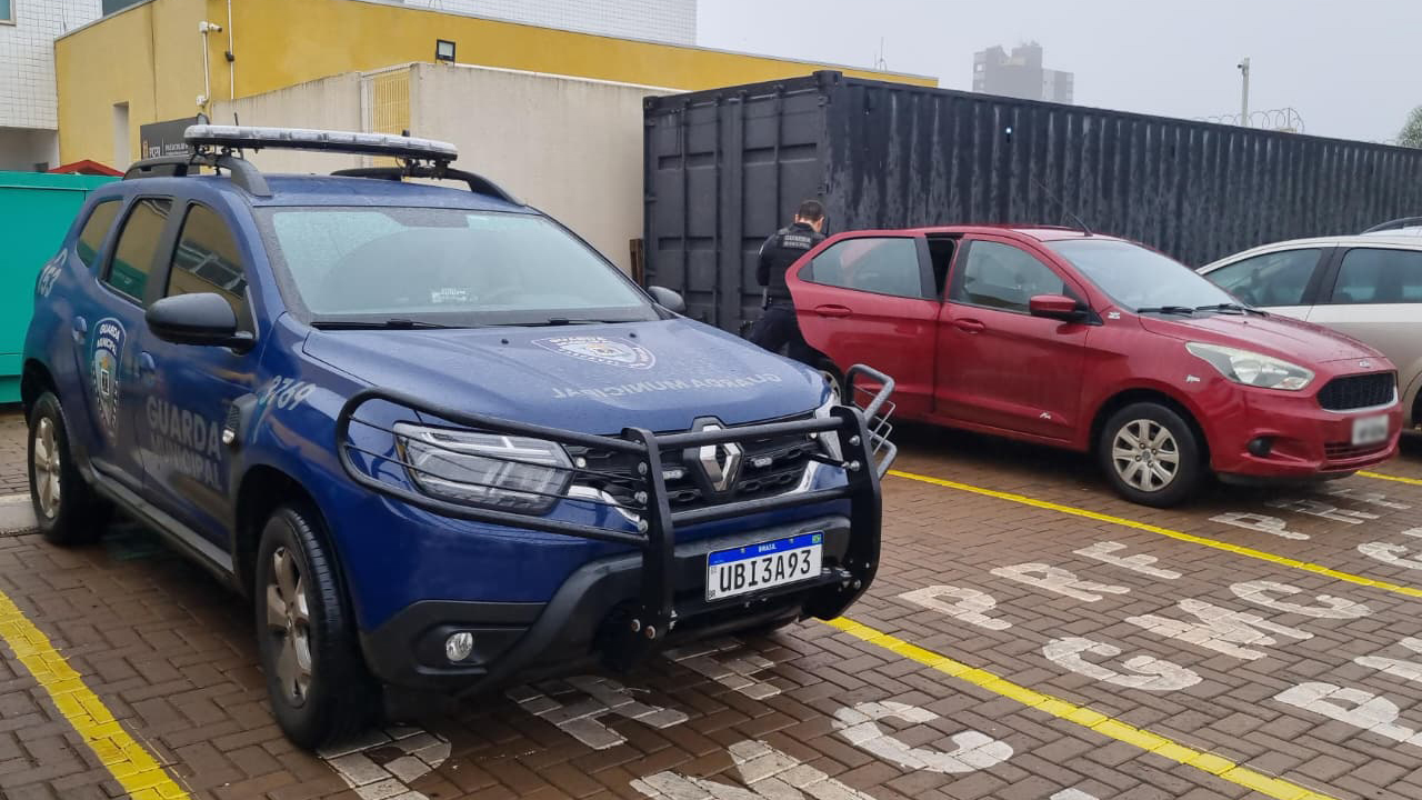 Ford Ka roubado em assalto à mão armada em 2017 é recuperado durante vistoria em Cascavel