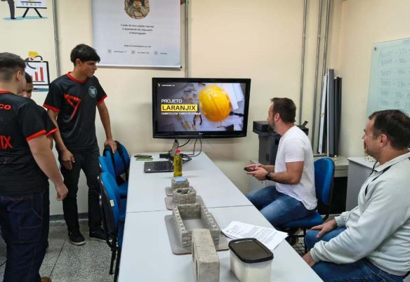 Projeto criado por estudantes da rede estadual pode virar produto para a construção civil 
