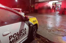 Veículo com débitos é recolhido ao pátio durante fiscalização da Polícia Militar em Santa Tereza do Oeste