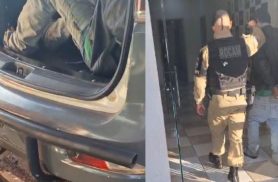 Casal tenta engolir drogas ao ser pego em ação da Rocam no PR
