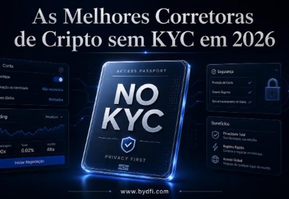 As Melhores Corretoras de Cripto sem KYC em 2026
