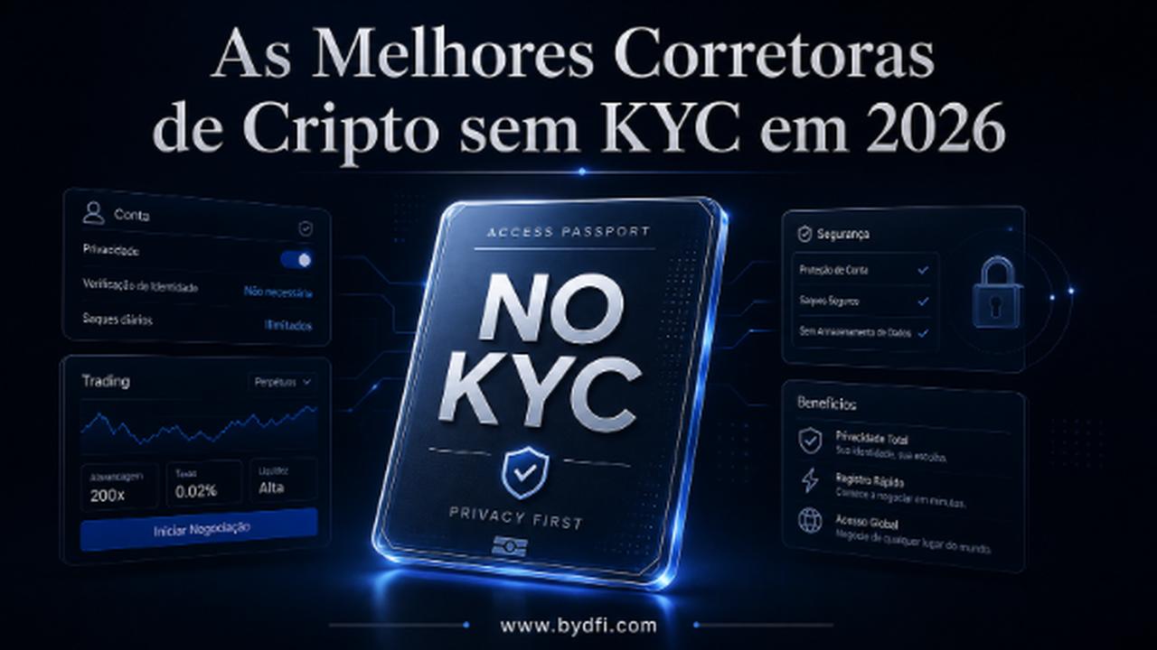 Imagem referente a As Melhores Corretoras de Cripto sem KYC em 2026