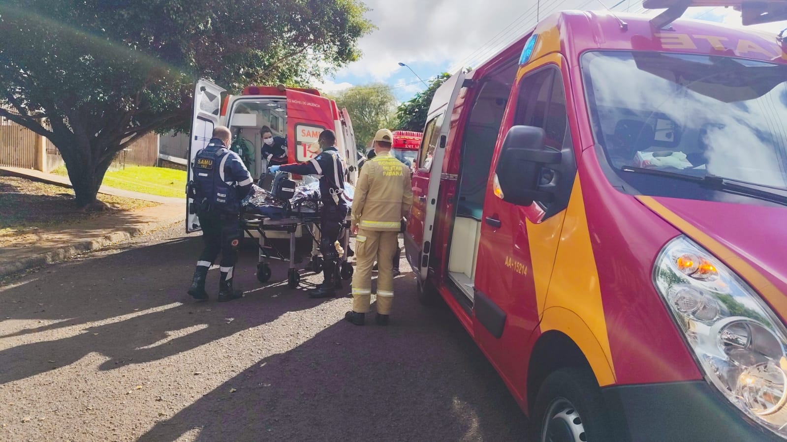 Atendimento a idoso mobiliza várias equipes de socorro no Bairro São Cristóvão