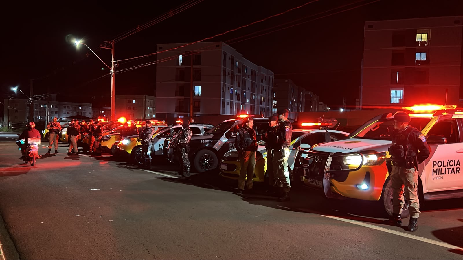 Operação OMNIS mobiliza grande efetivo policial em Cascavel