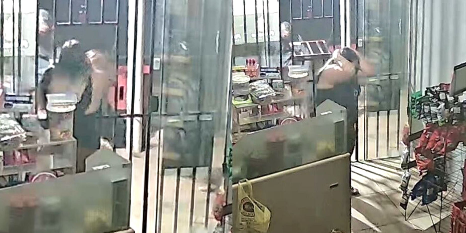 Vídeo mostra momento em que menina de 3 anos é atacada por dois pitbulls e perde a consciência