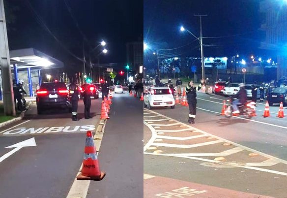 Fiscalização na região Sul e Centro autua 20 condutores por álcool ao volante e registra 144 infrações de trânsito