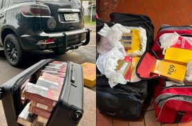 Operação da ROTAM apreende cigarros e eletrônicos contrabandeados em Medianeira Operação da ROTAM apreende cigarros e eletrônicos contrabandeados em Medianeira