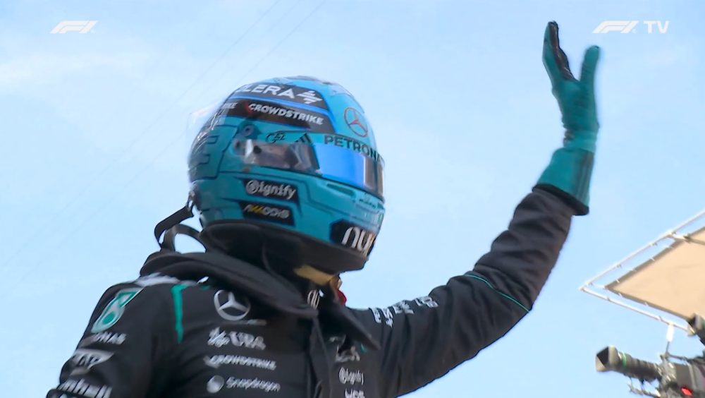 George Russell conquista a pole na Espanha; Hamilton larga em segundo e Leclerc bate na classificação Imagem referente a George Russell conquista a pole na Espanha; Hamilton larga em segundo e Leclerc bate na classificação